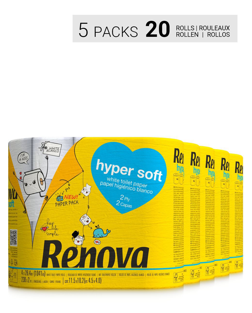 Toilet Paper Hyper Soft 20R